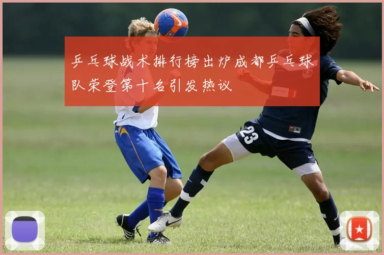 乒乓球战术排行榜出炉成都乒乓球队荣登第十名引发热议