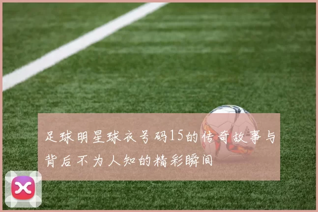 足球明星球衣号码15的传奇故事与背后不为人知的精彩瞬间