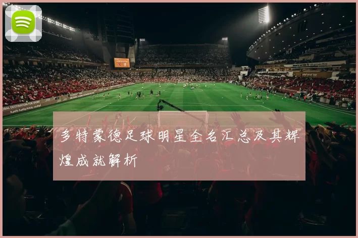 多特蒙德足球明星全名汇总及其辉煌成就解析