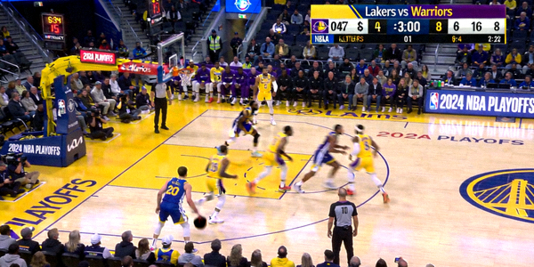 NBA季后赛 Lakers vs Warriors 现场直播画面