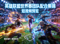英雄联盟世界赛团队配合集锦短视频预览